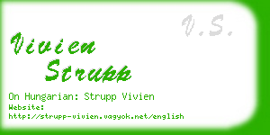 vivien strupp business card